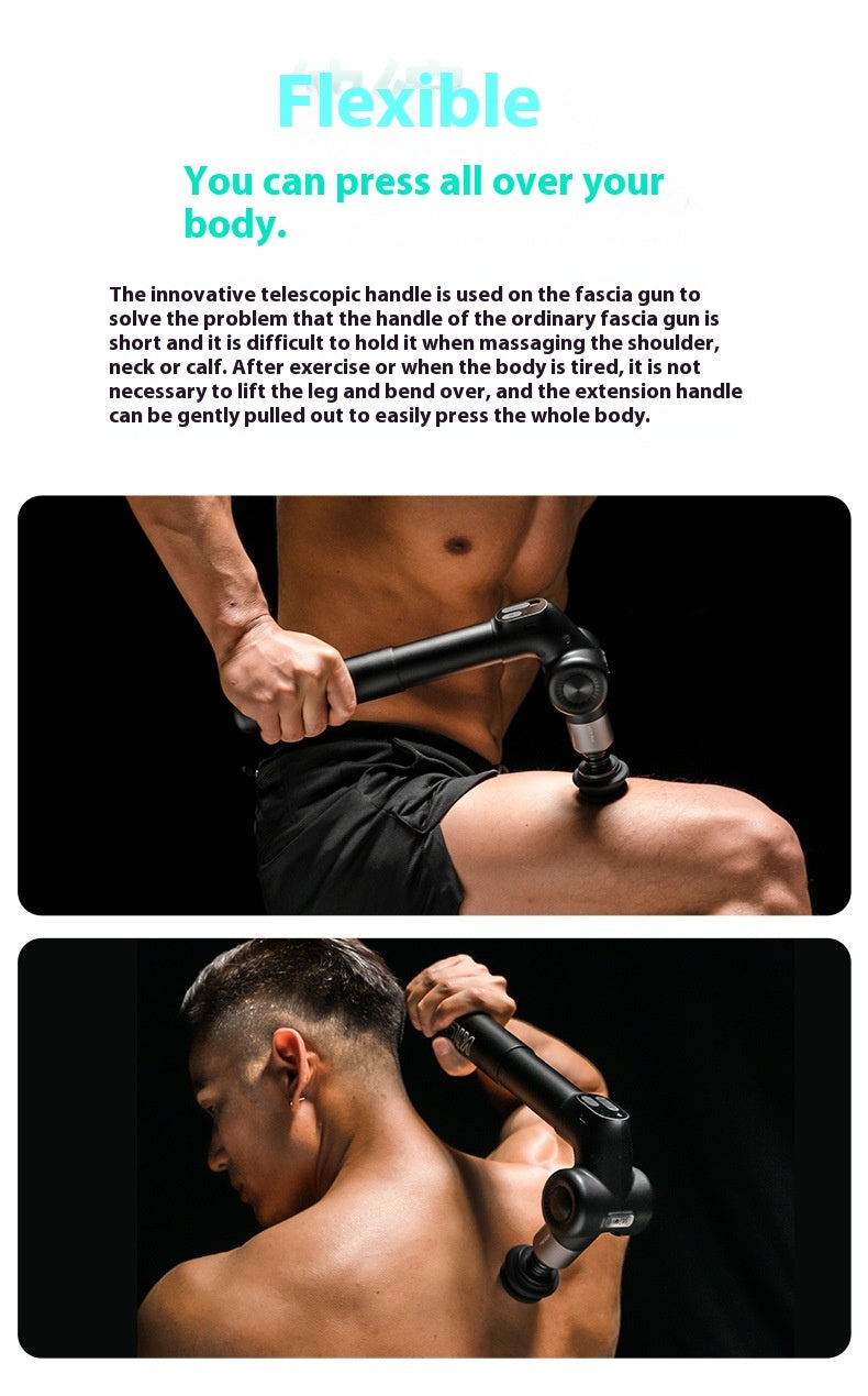 مسدس التدليك القابل للطي KiCA Evo Hot Compress بمقبض تلسكوبي