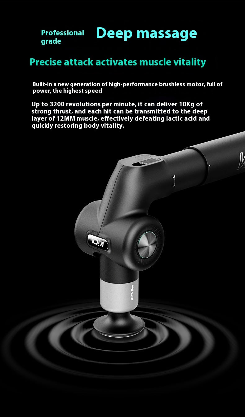 مسدس التدليك القابل للطي KiCA Evo Hot Compress بمقبض تلسكوبي